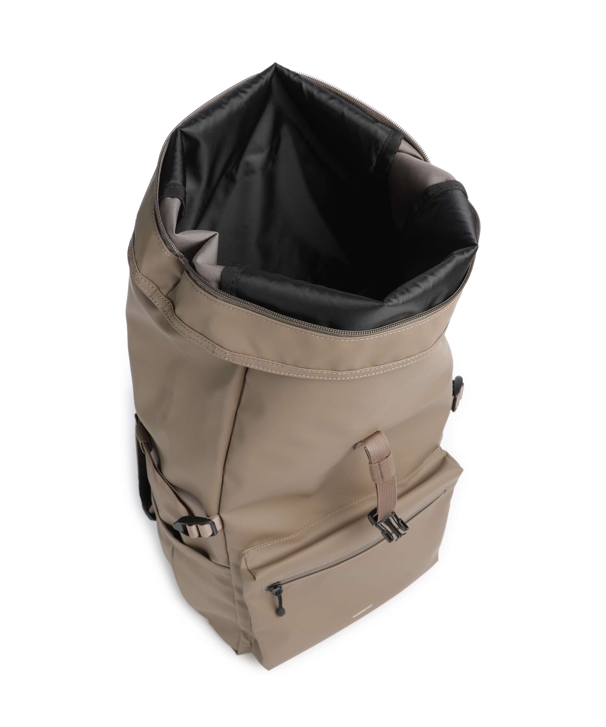 Sandqvist Stream L Rolltop backpack clay