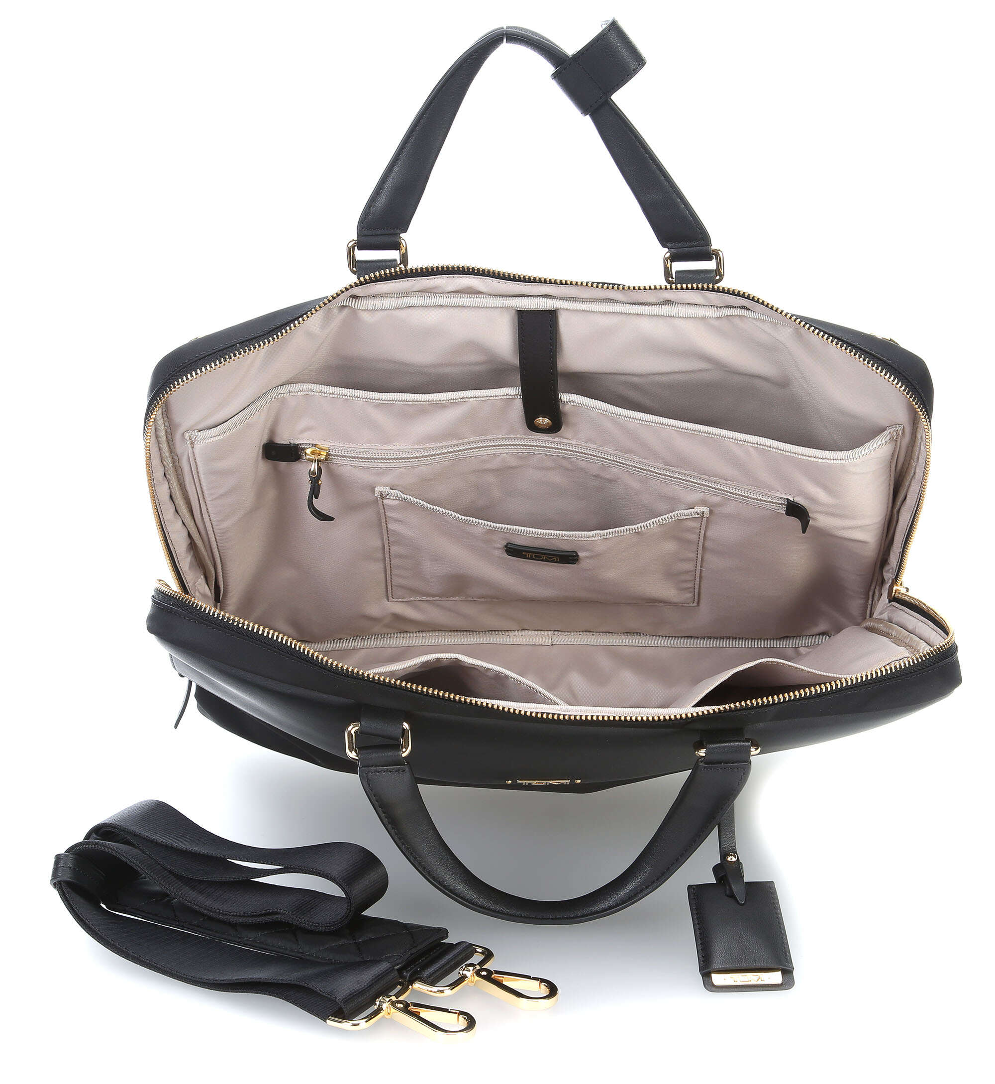 tumi Voyageur Bermuda Briefcase black