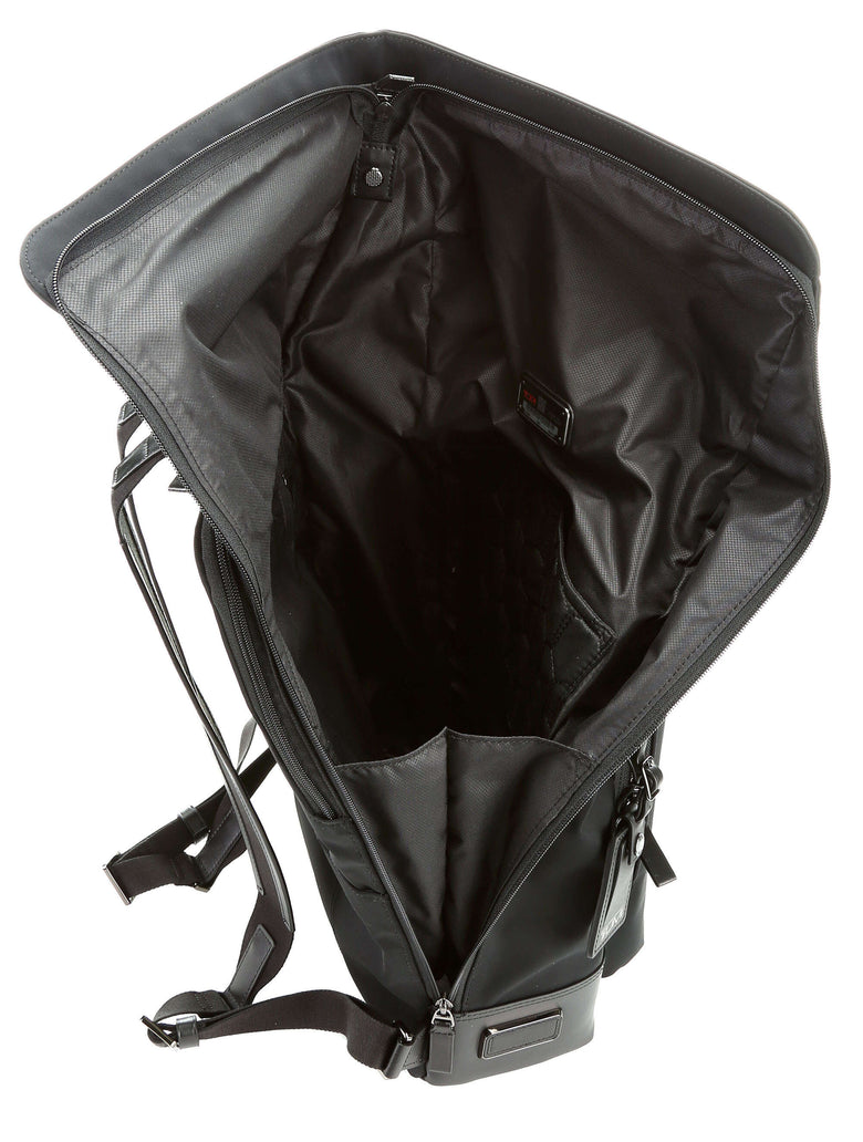 tumi Harrison Oak Rolltop backpack black
