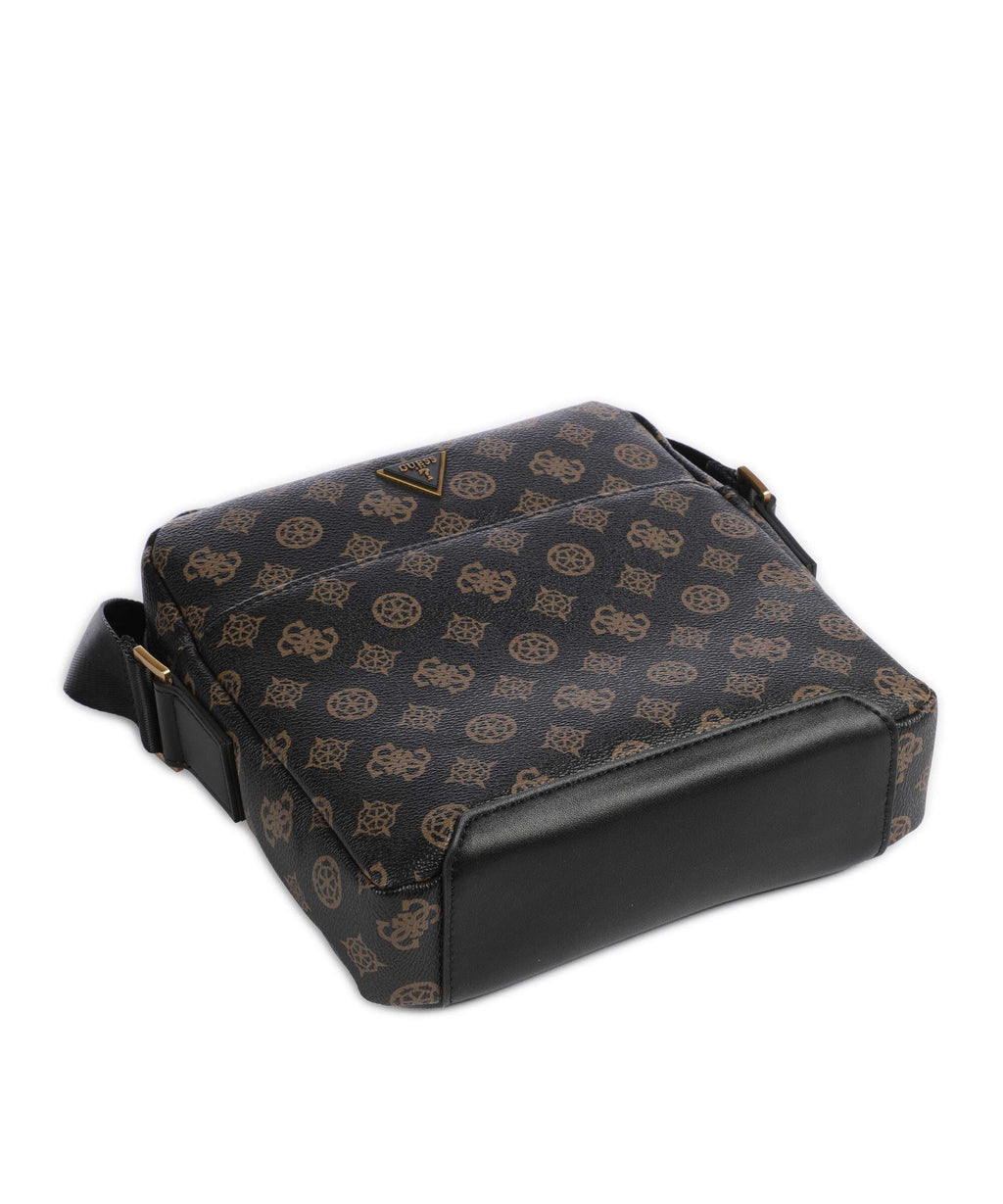 Guess Torino Eco Crossbody bag dark brown/ochre