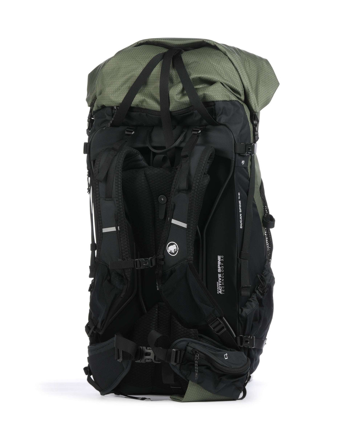 Mammut Ducan Spine 70-80 Trekking backpack marsh/black