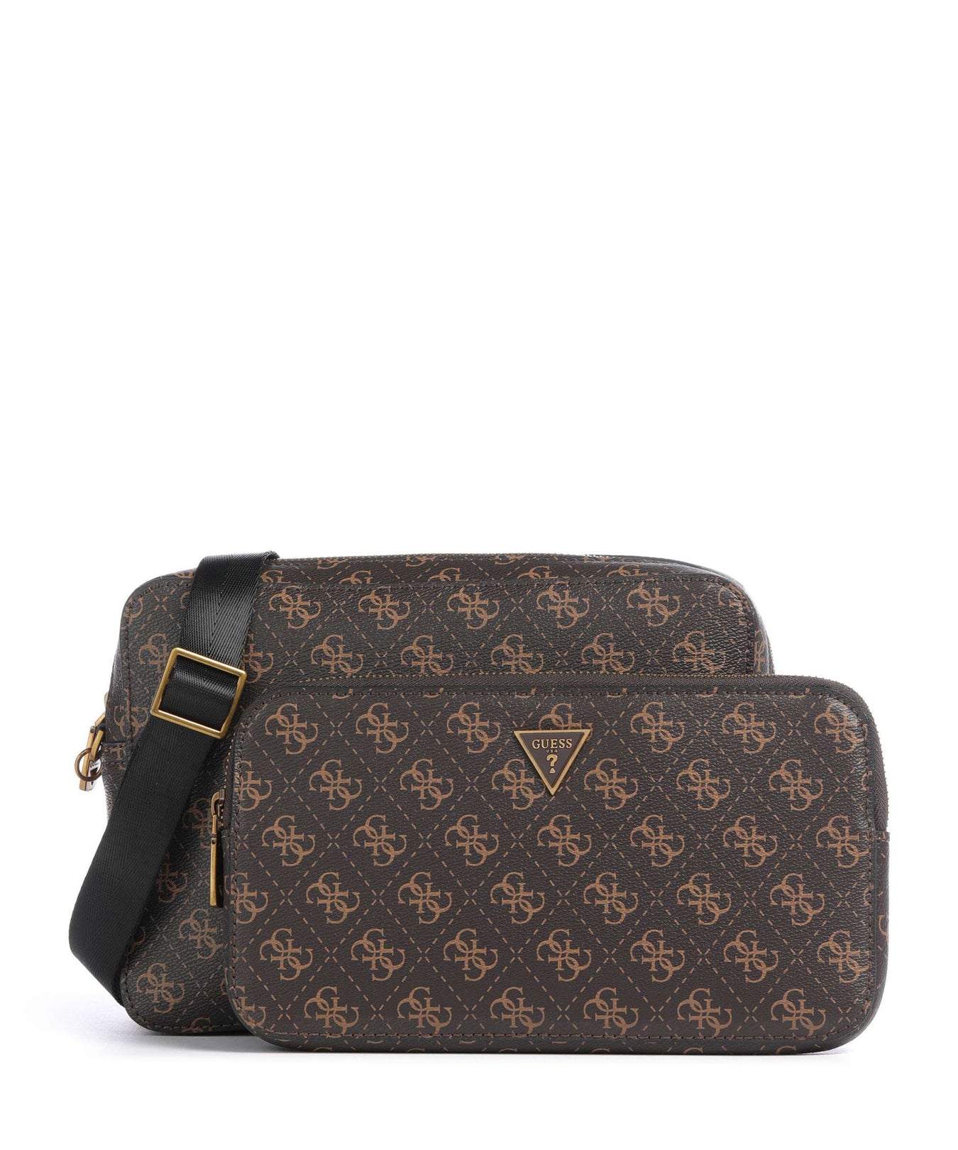 Guess Milano Crossbody bag brown/ochre/burgundy