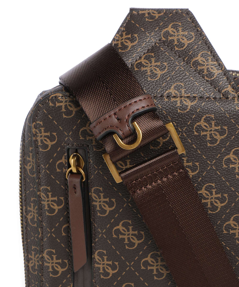 Guess Milano Sling bag brown/ochre