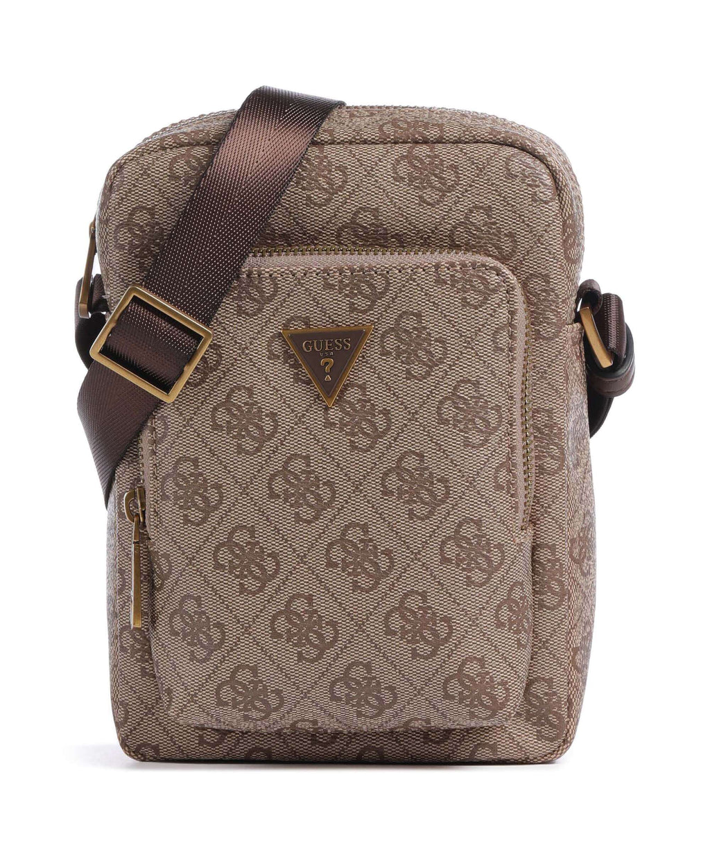 Guess Milano Eco Crossbody bag beige/brown