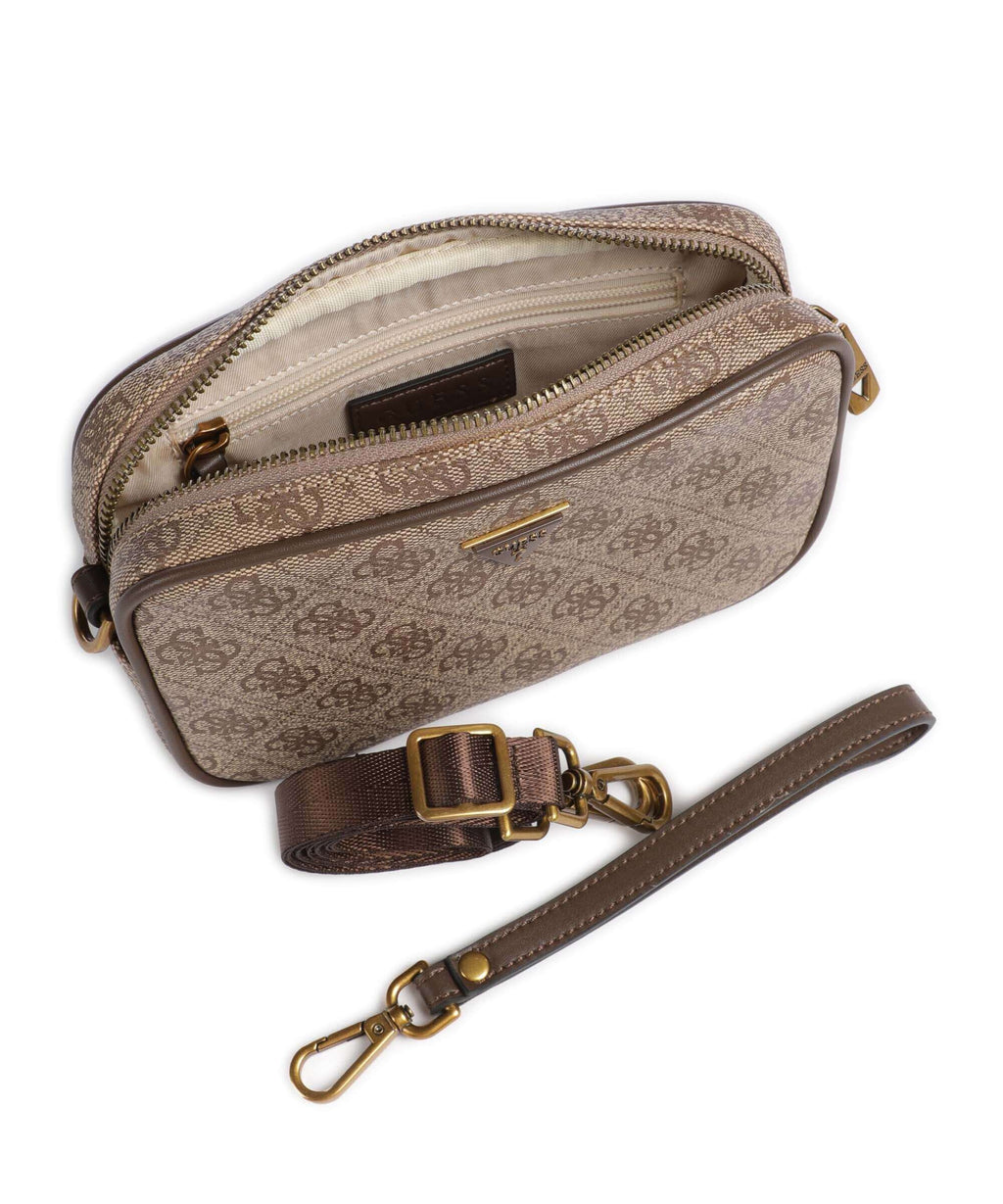 Guess Vezzola Eco Crossbody bag beige/brown