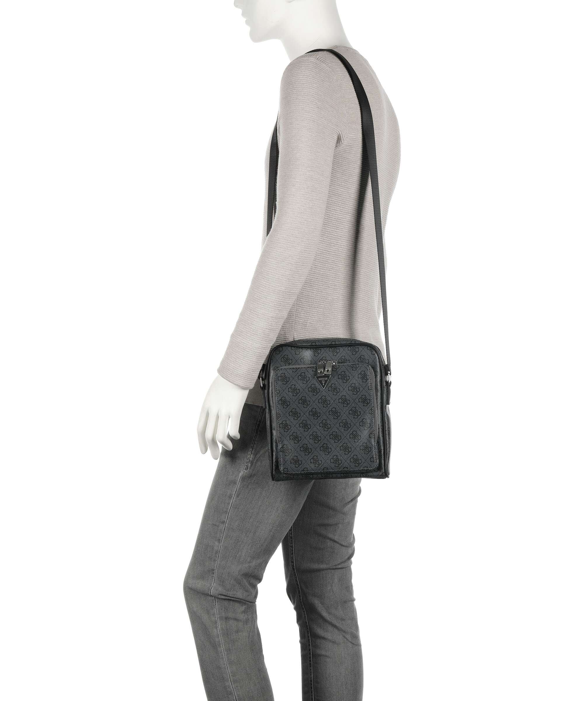 Guess Milano Eco Crossbody bag black