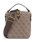 Guess Torino 4G Eco Crossbody bag beige/brown