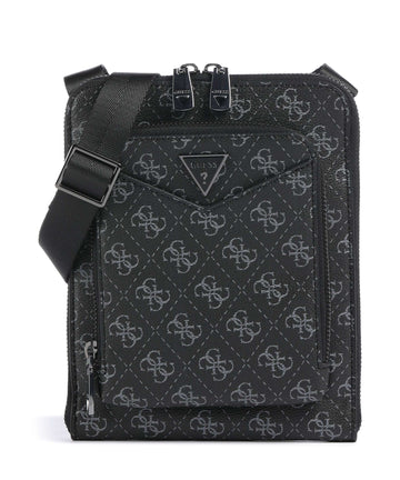 Guess Siena 4G Eco Umhängetasche dark black