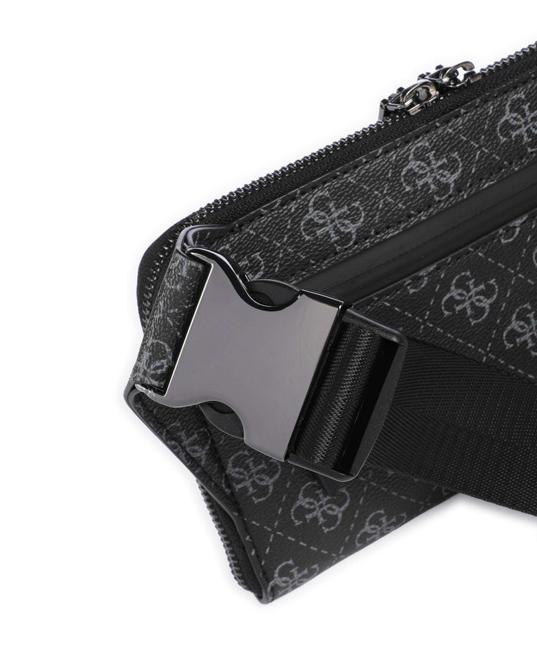 Guess Siena 4G Eco Belt bag dark black