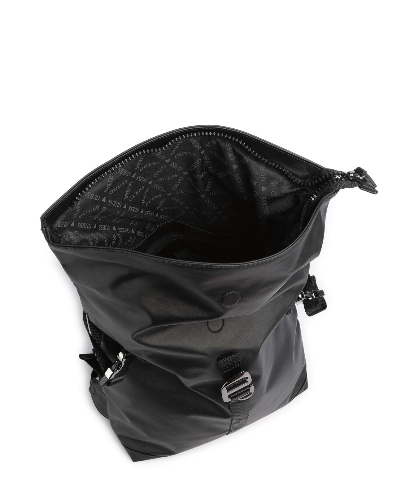 Guess Arezzo Rolltop backpack black