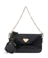 Maison Mollerus Croco Zell Borsa a spalla classic schwarz