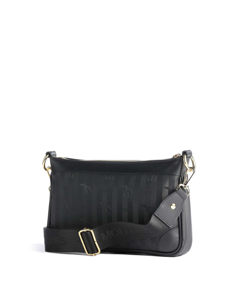 Maison Mollerus Vinerus Flums Crossbody bag black/nastro