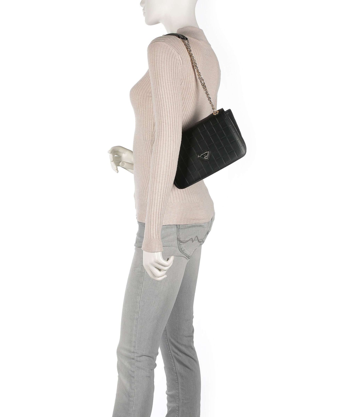 Maison Mollerus Tile Biasca Shoulder bag black