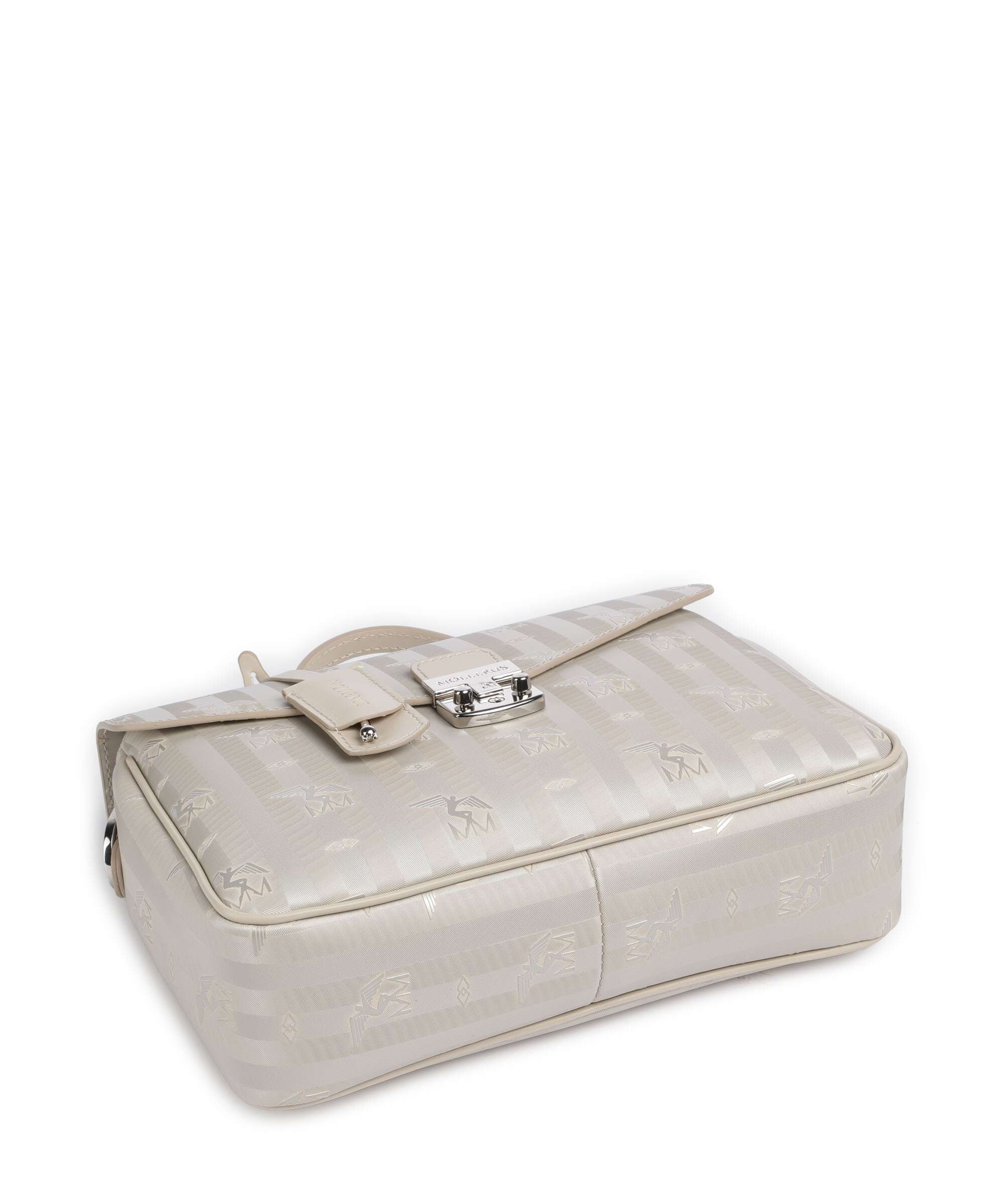 Maison Mollerus Vinerus Marly Crossbody bag metallic silber/perle