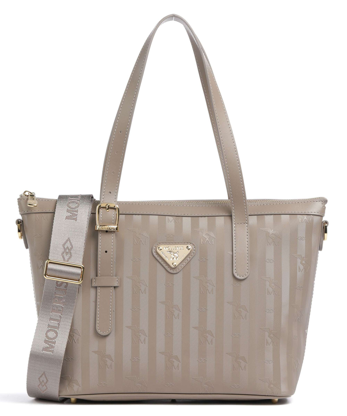 Maison Mollerus Vinerus Vallon Tote bag taupe grau