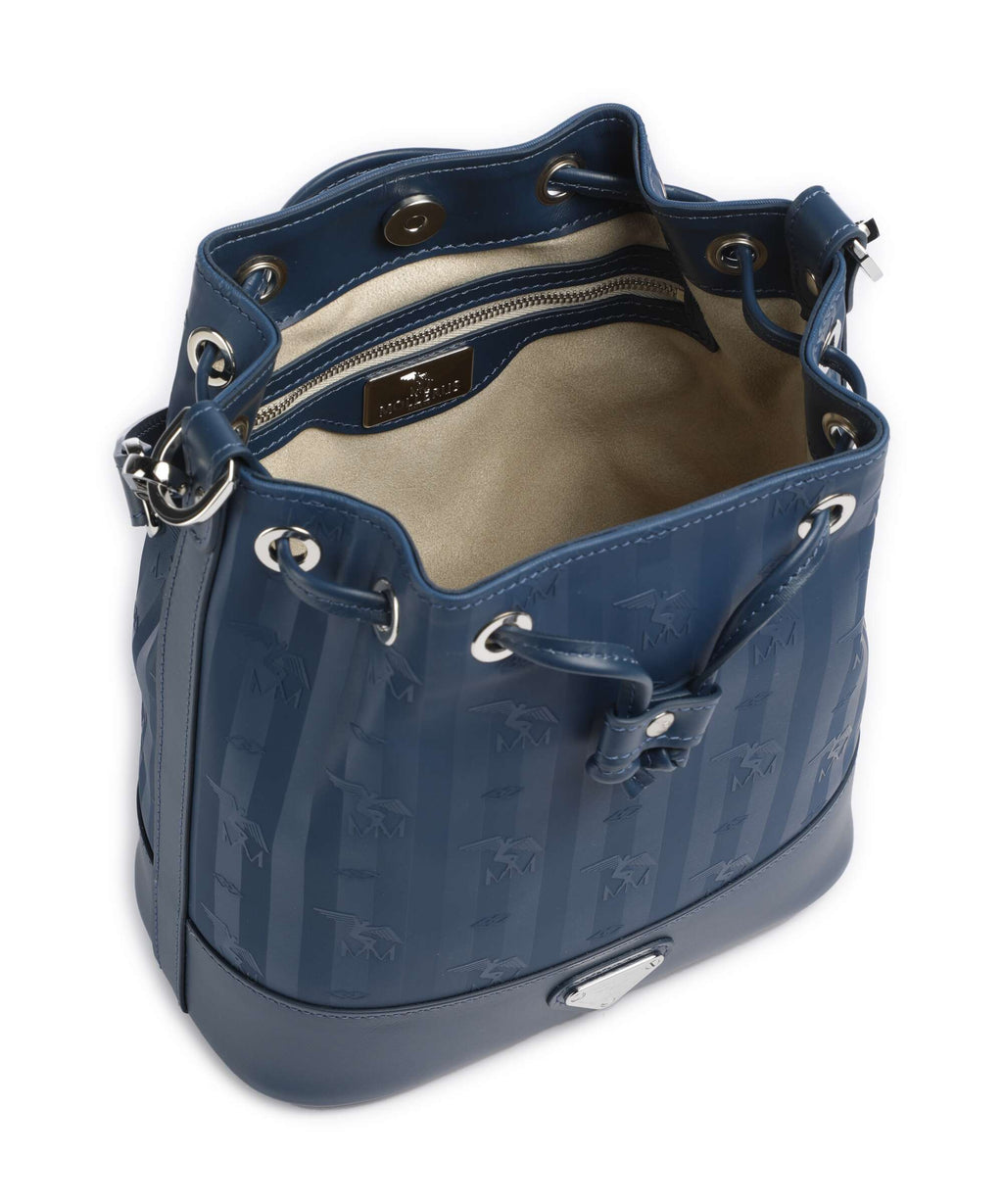 Maison Mollerus Vinerus Sion Bucket bag deep blau