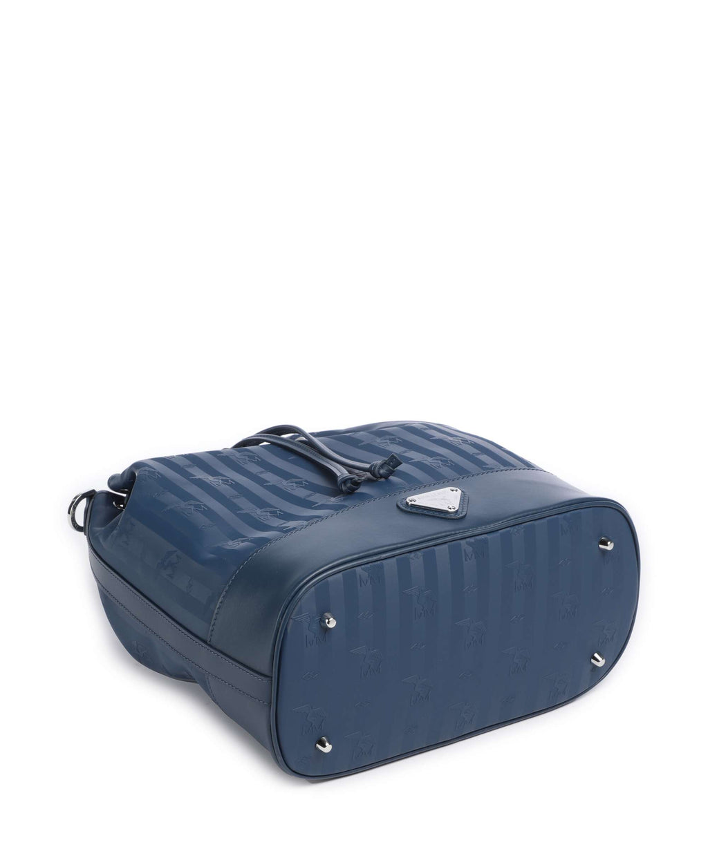 Maison Mollerus Vinerus Niesen Bucket bag deep blau