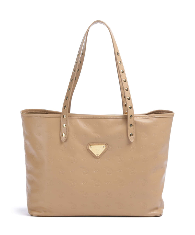 Maison Mollerus Stampato Winterthur Tote bag cappuccino