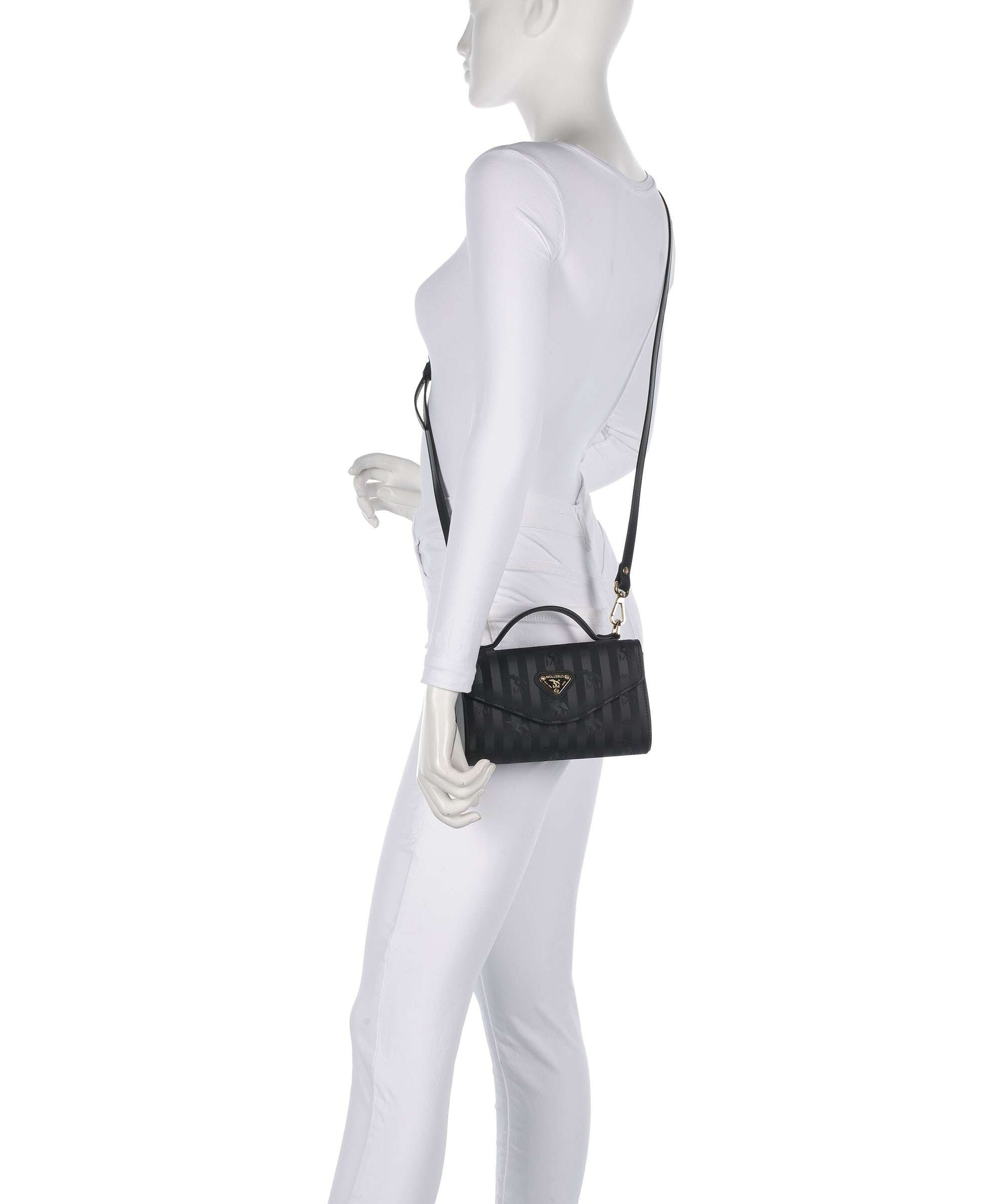 Maison Mollerus Vinerus Saas Fee Crossbody bag schwarz