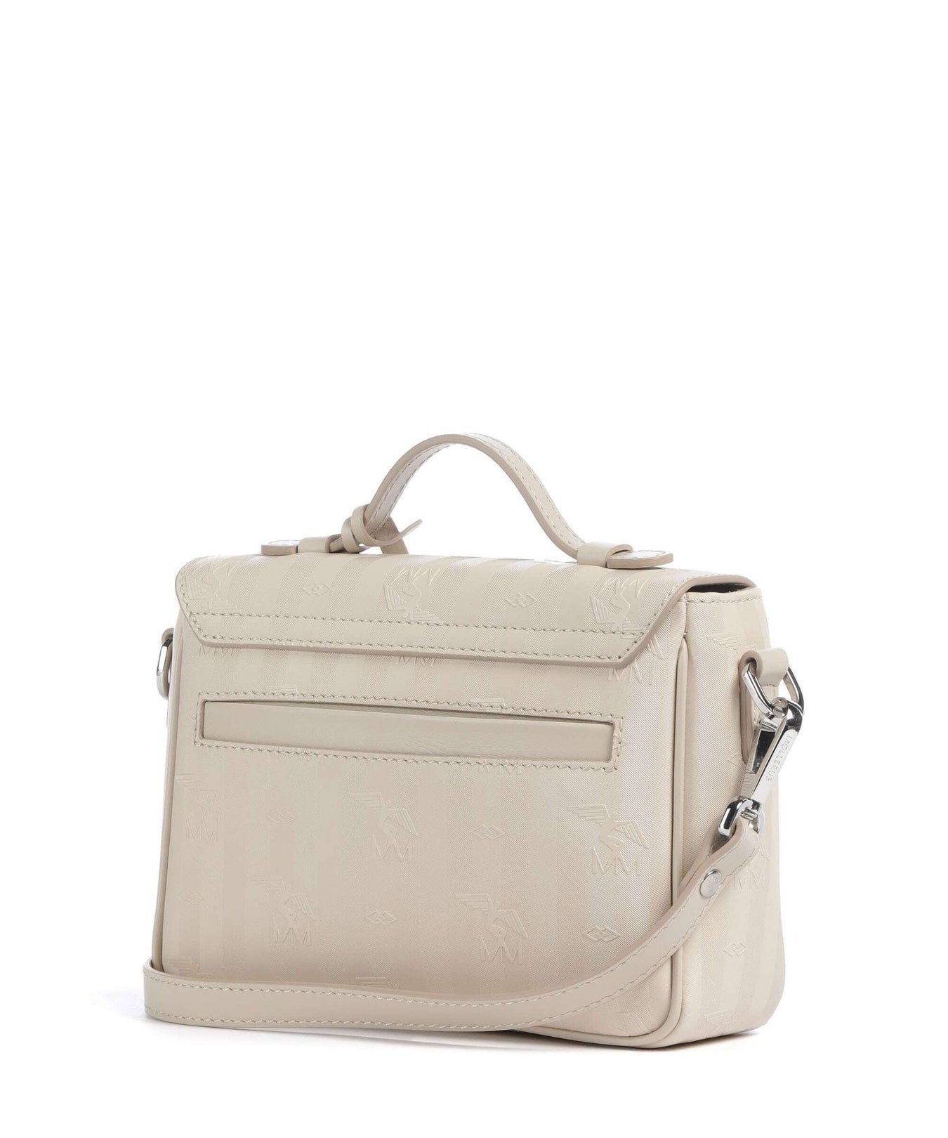 Maison Mollerus Vinerus Meyrin Crossbody bag pearl weiss