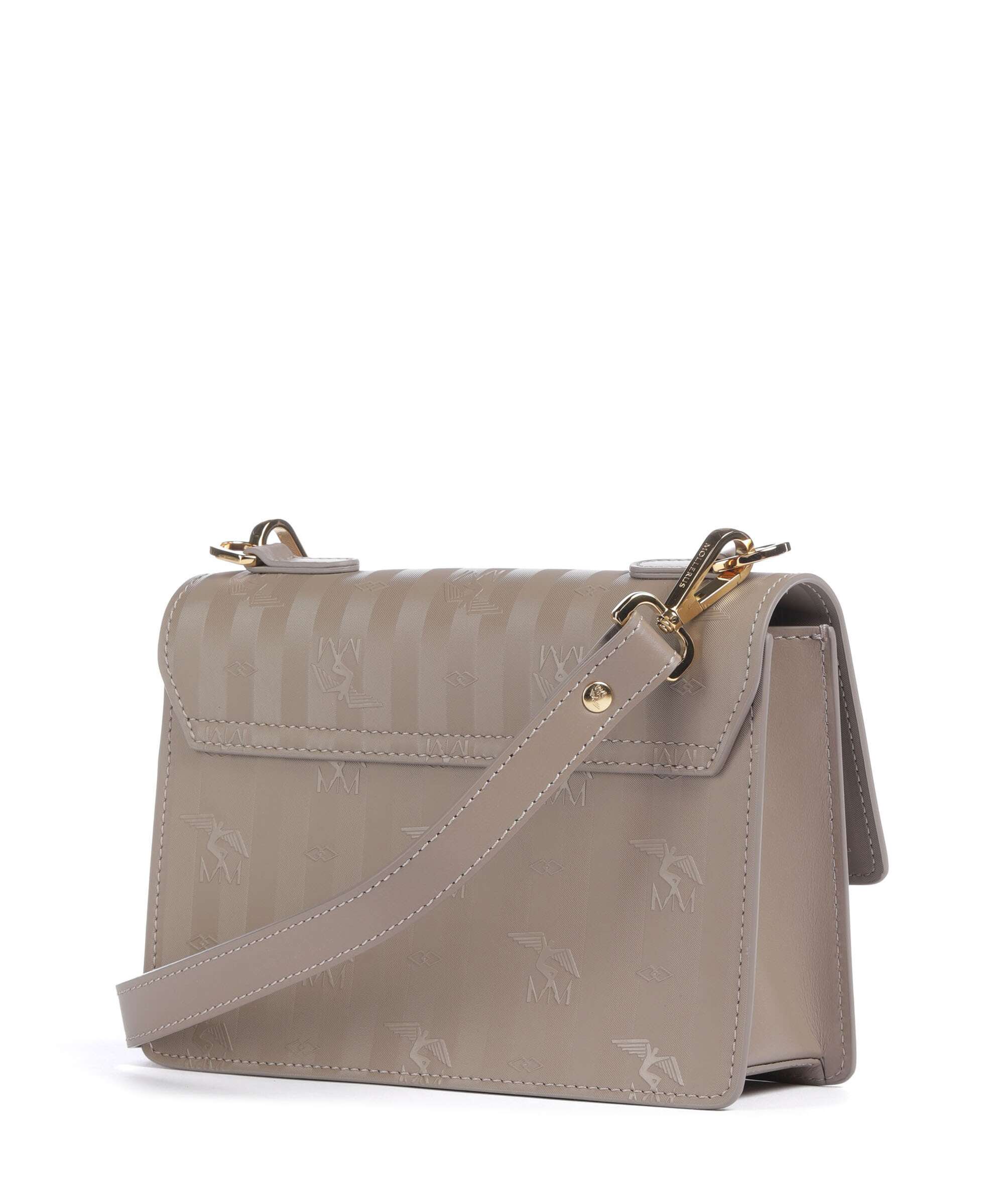 Maison Mollerus Vinerus Ursy Crossbody bag taupe grau