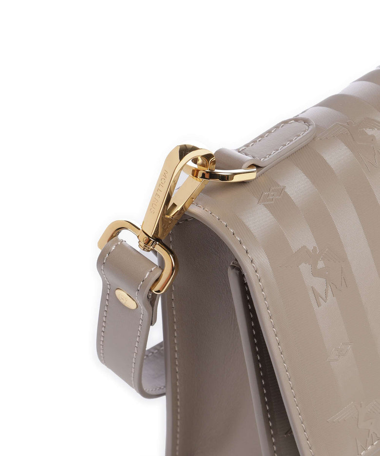 Maison Mollerus Vinerus Ursy Crossbody bag taupe grau