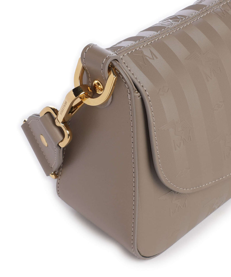 Maison Mollerus Vinerus Noville Crossbody bag taupe grau