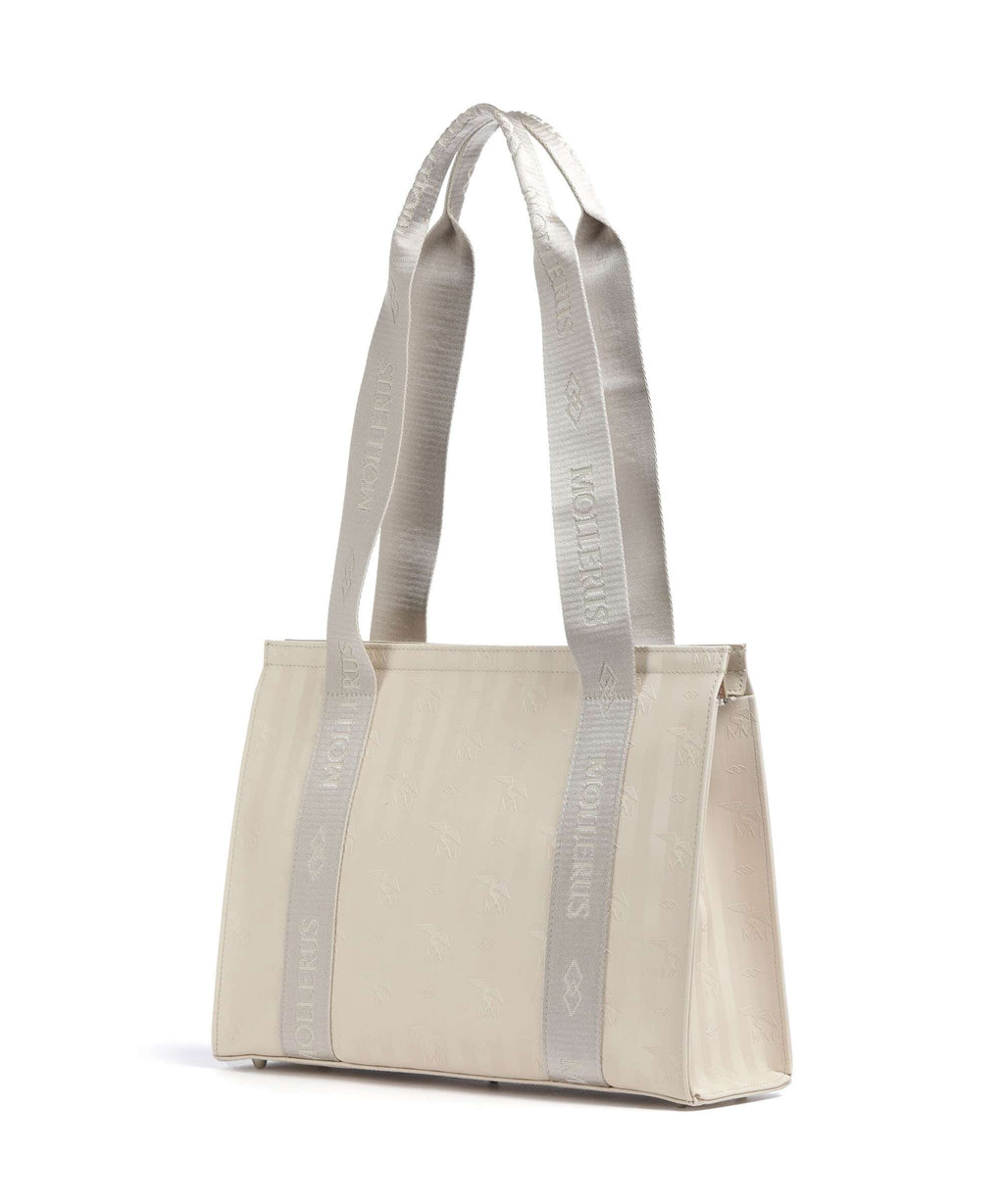 Maison Mollerus Vinerus Berlin Tote bag pearl weiss