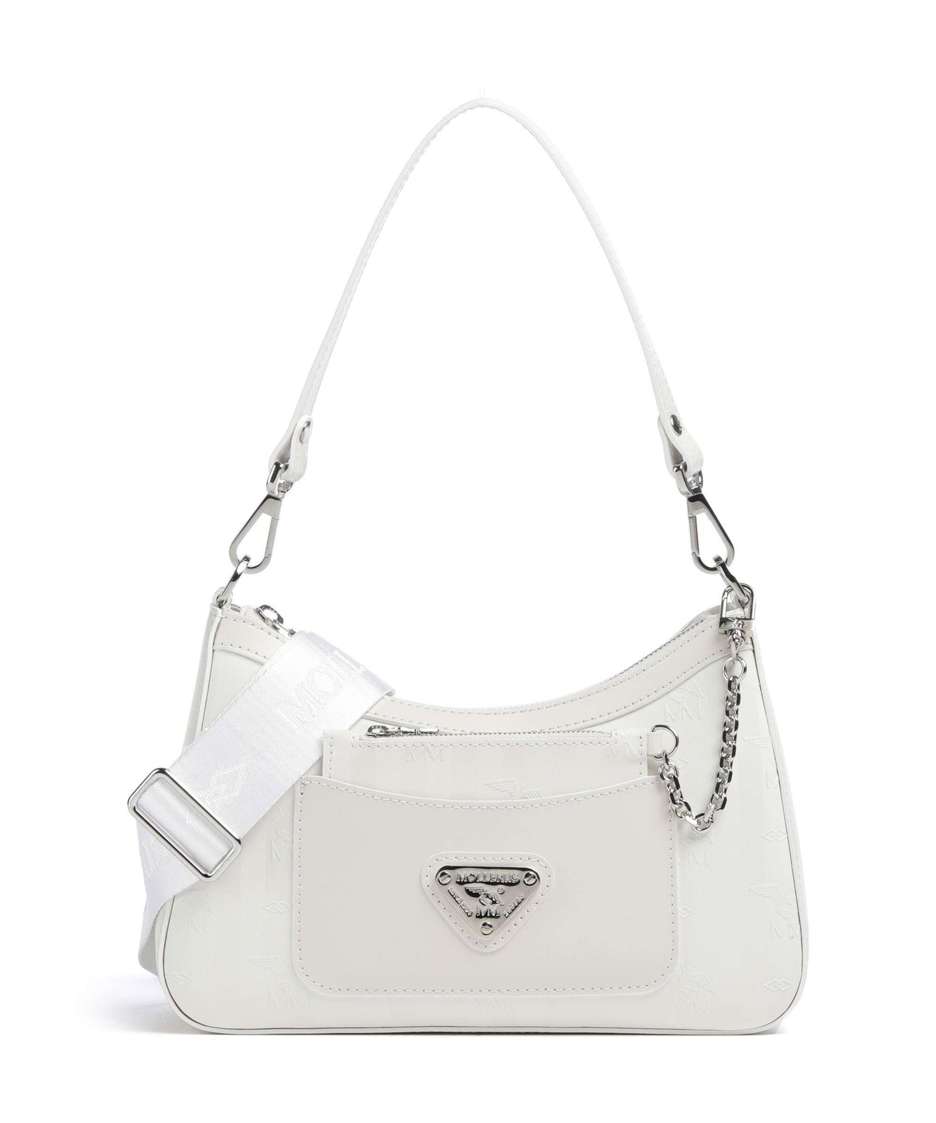 Maison Mollerus Vinerus Castiel Shoulder bag snow weiss