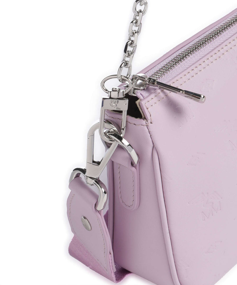 Maison Mollerus Stampato Zell Shoulder bag flieder