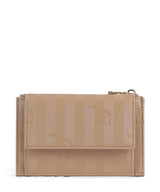 Maison Mollerus Canvas Buin Porta carte di credito cappuccino beige