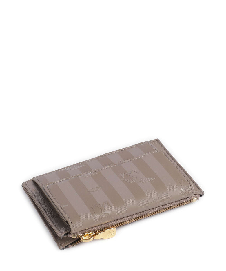 Maison Mollerus Canvas Buin Credit card holder taupe grau