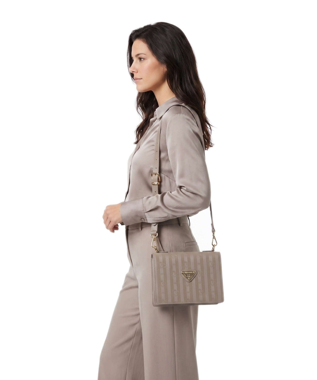 Maison Mollerus Vinerus Melide Crossbody bag taupe