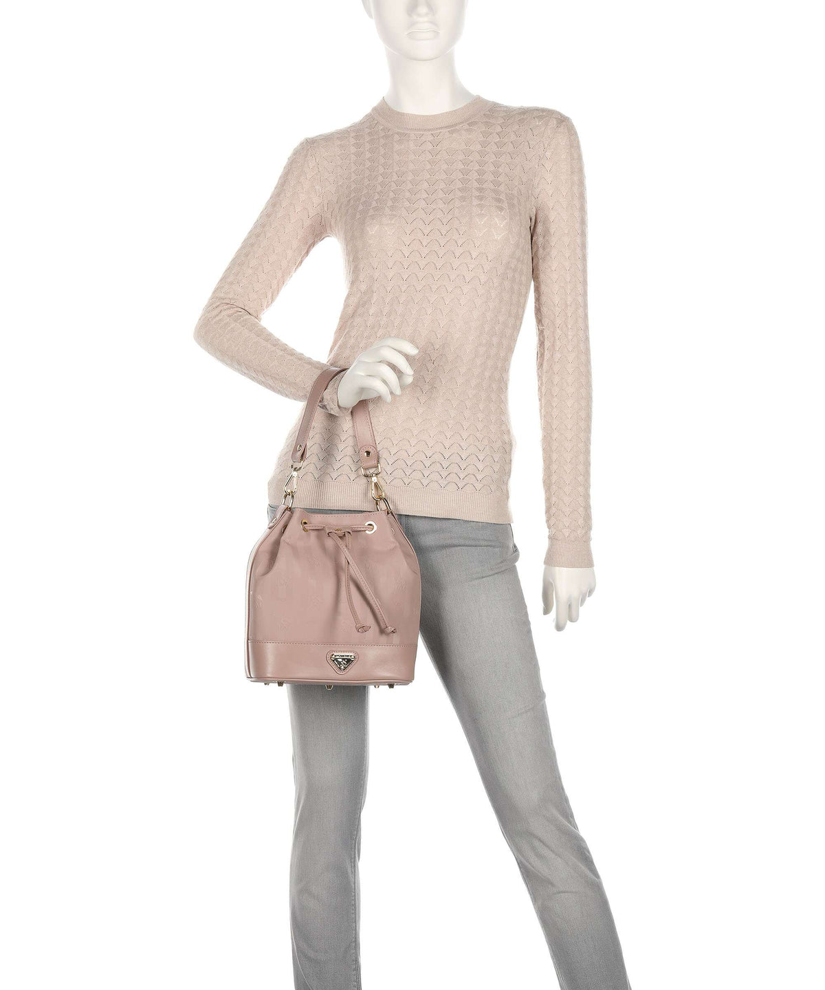 Maison Mollerus Vinerus Sion Bucket bag rosé