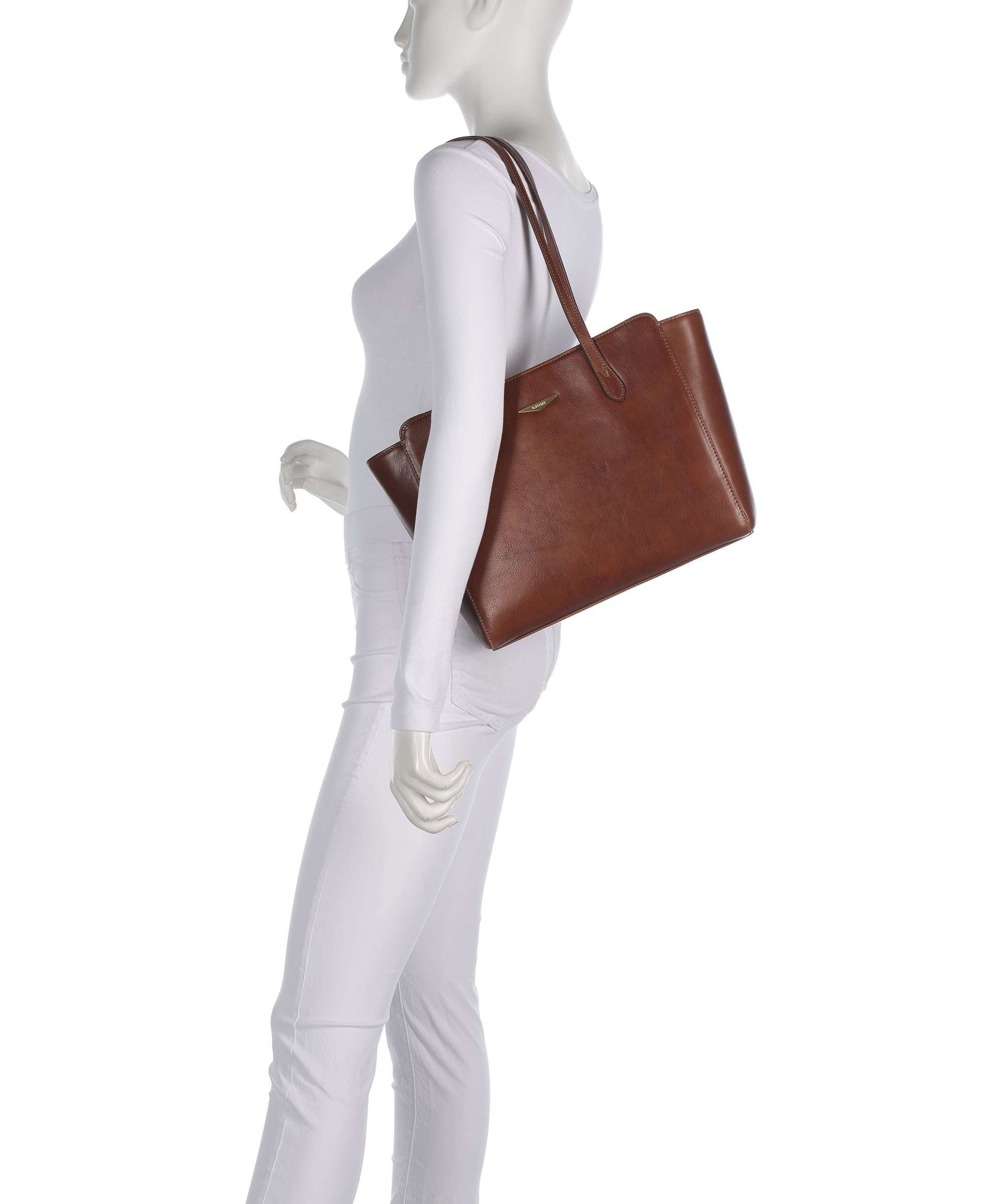 Giudi Classic Tote bag marrone