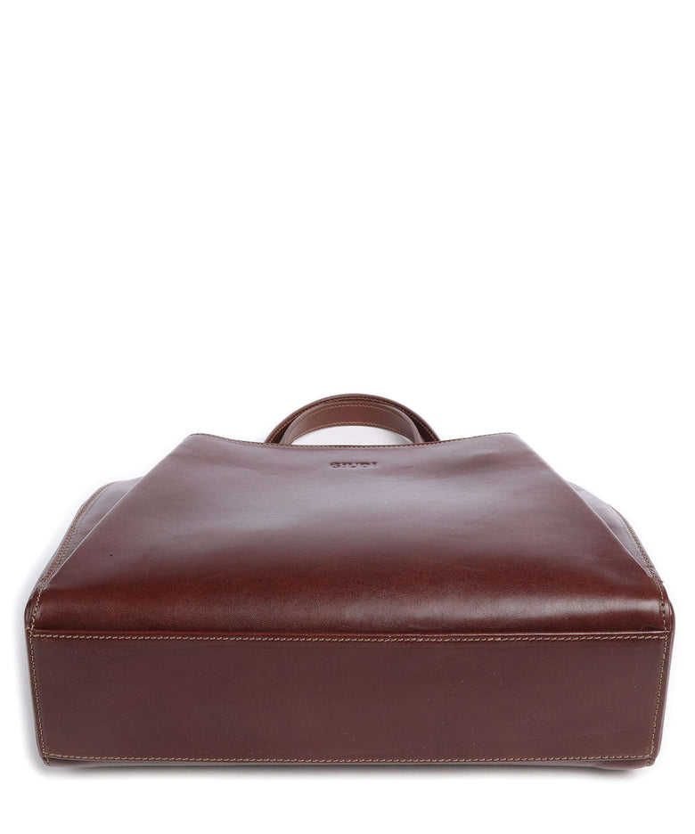 Giudi Crown Handbag brown