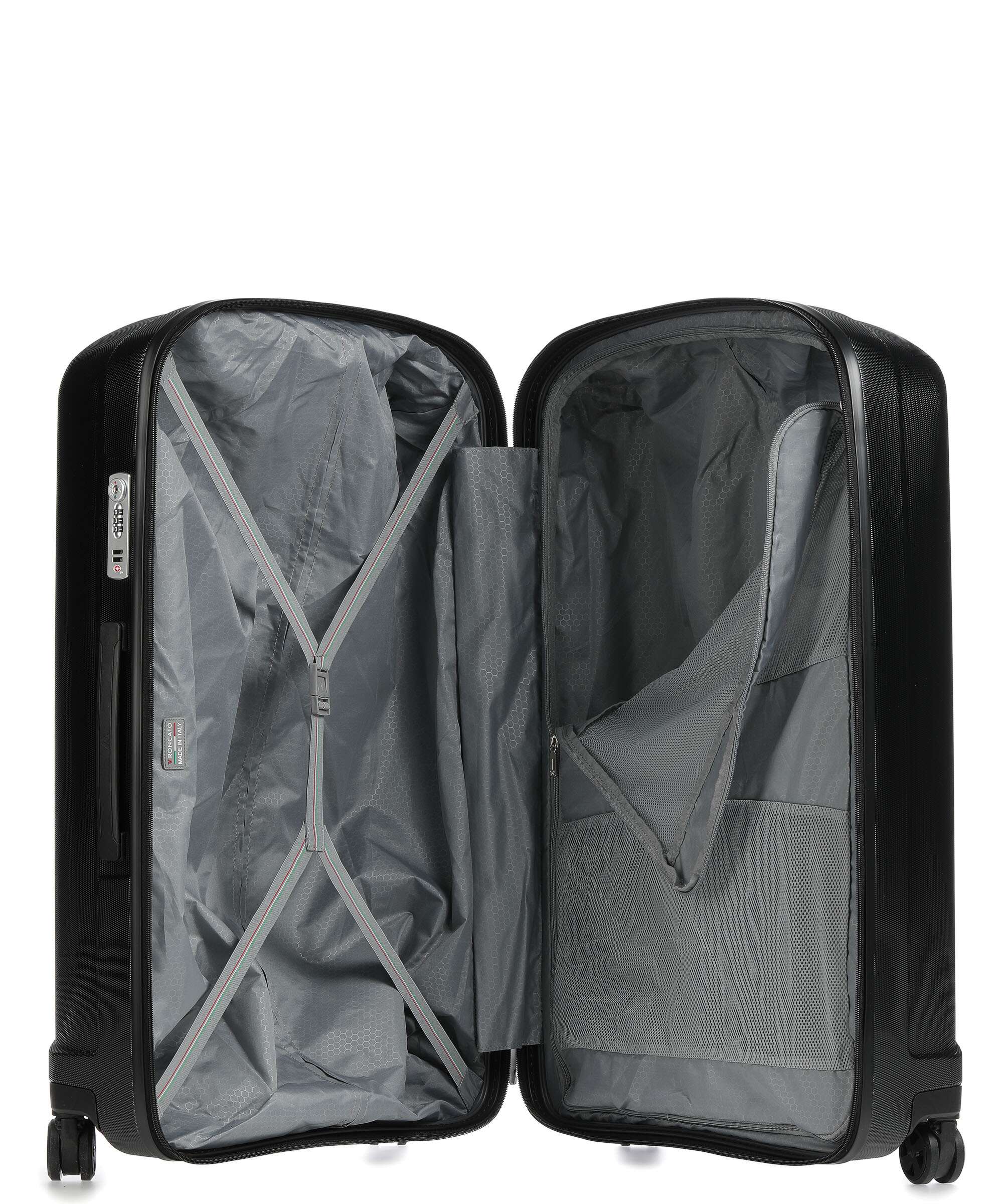 Roncato Unica Spinner (4 wheels) black