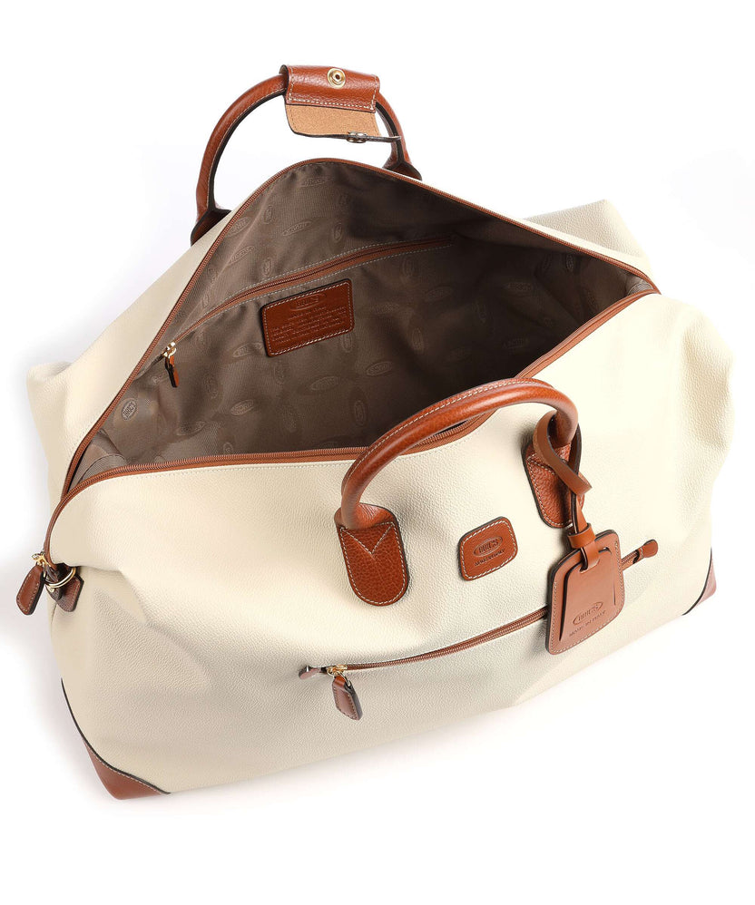 Brics Firenze Weekend bag cream
