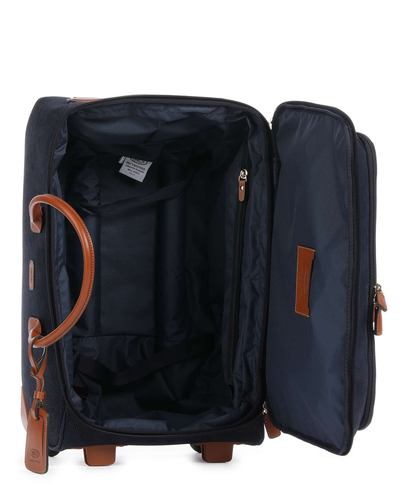 Brics Travel bag with wheels blau