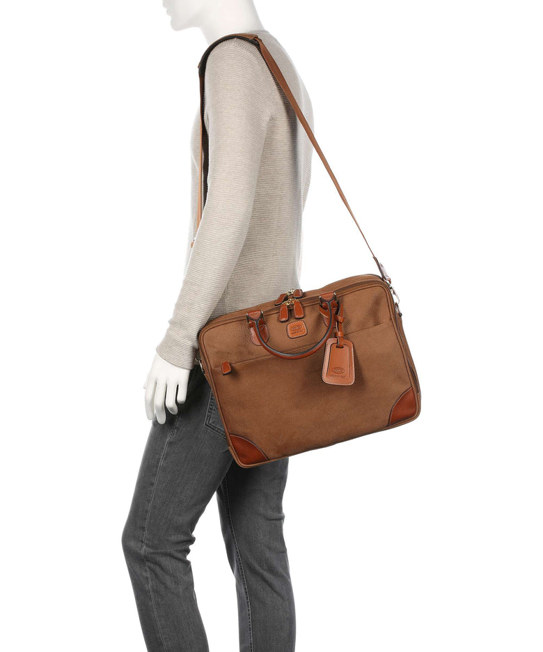 Brics Life Briefcase camel