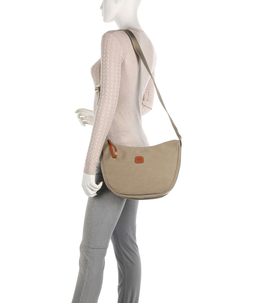 Brics Sorrento Luna Crossbody bag oliva