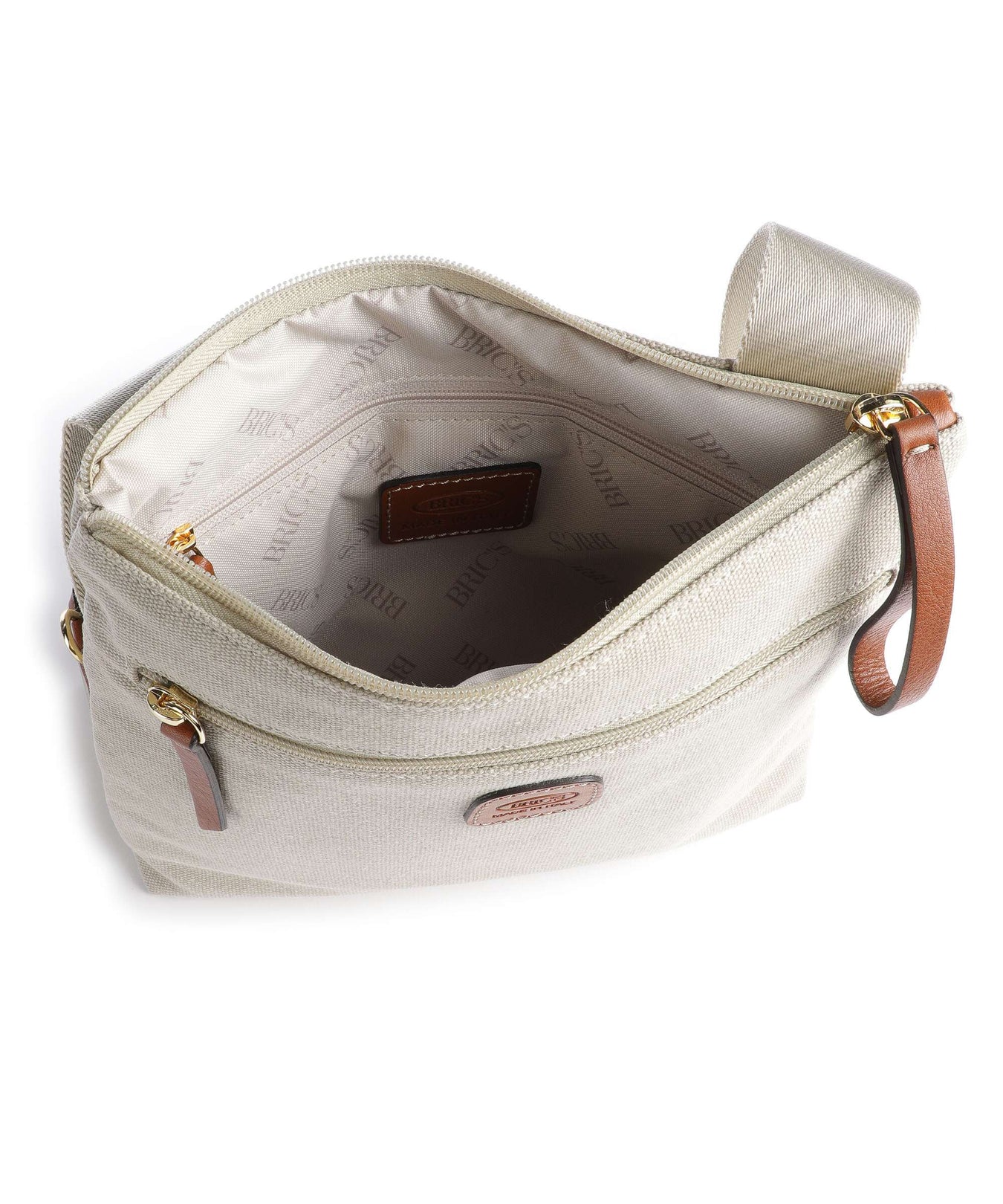 Brics Sorrento Crossbody bag beige