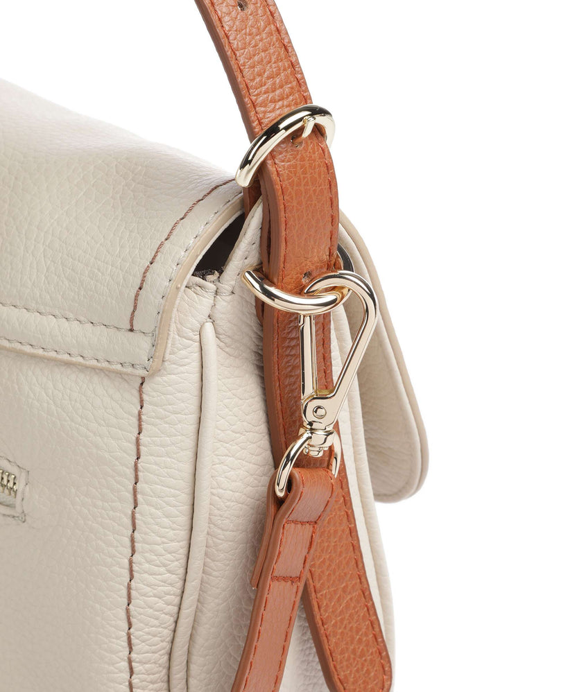 Brics Gondola Stella medium Shoulder bag cream/caramel