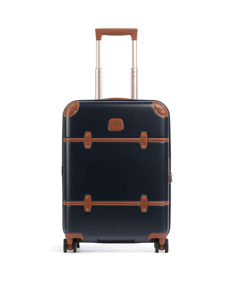 Brics Bellagio Spinner (4 wheels) blue/tan