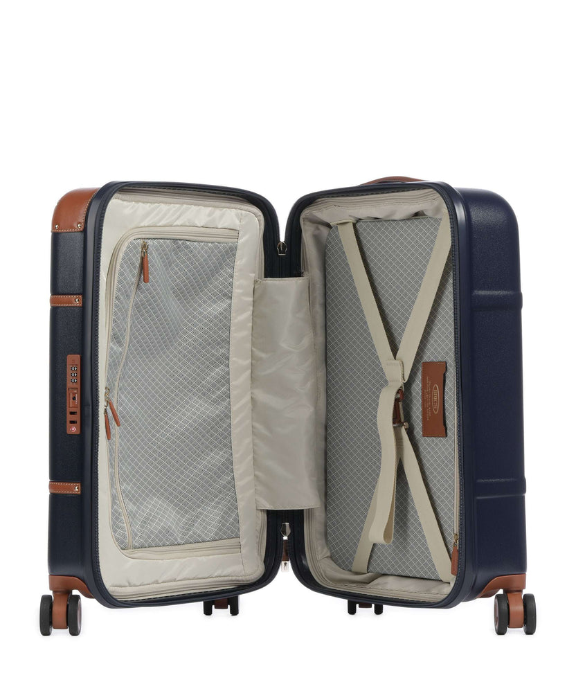 Brics Bellagio Spinner (4 wheels) blue/tan