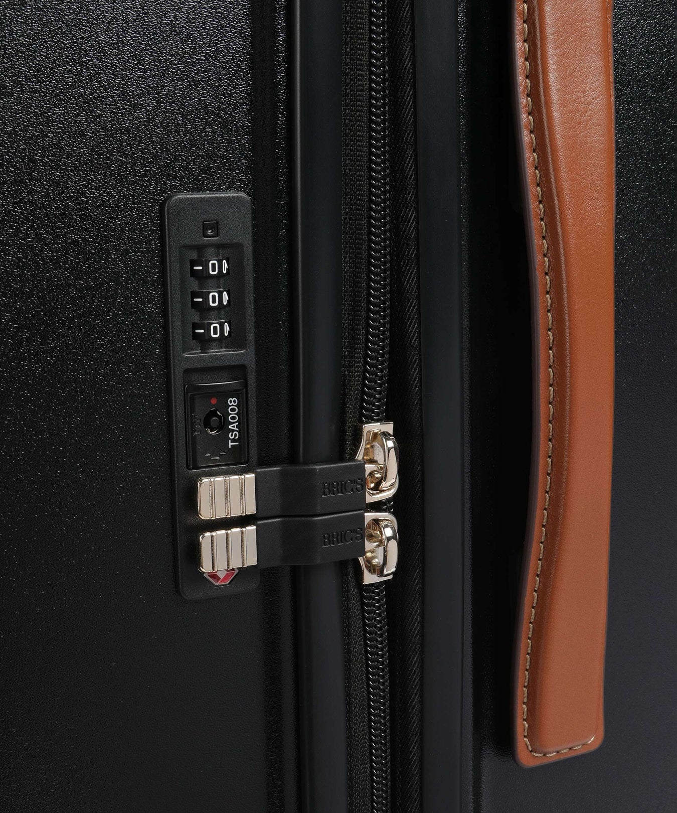 Brics Bellagio Spinner (4 wheels) black/tan