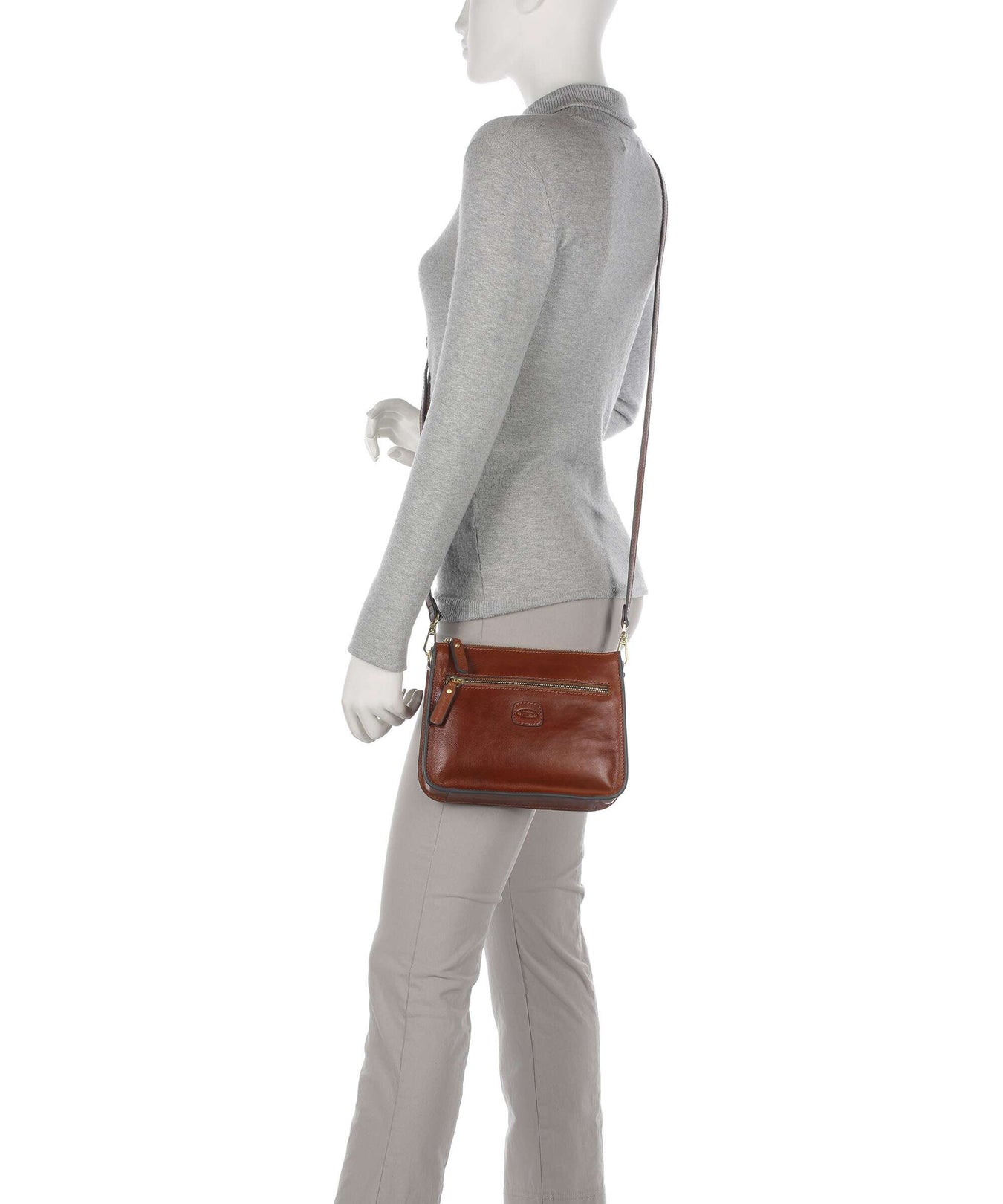 Brics Volterra S Crossbody bag tobacco