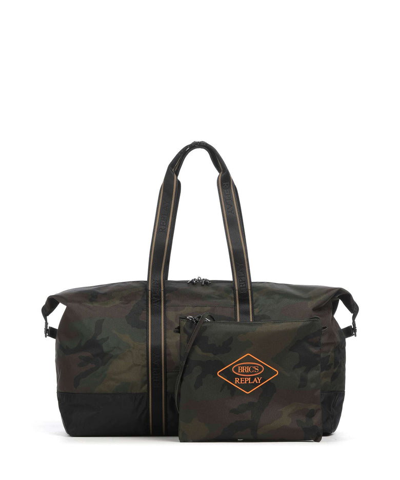 Brics X-Collection Weekend bag green camou