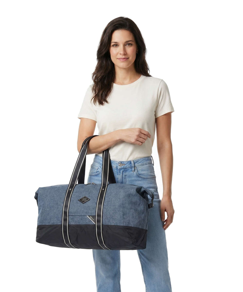 Brics Replay Large Travel bag light denim