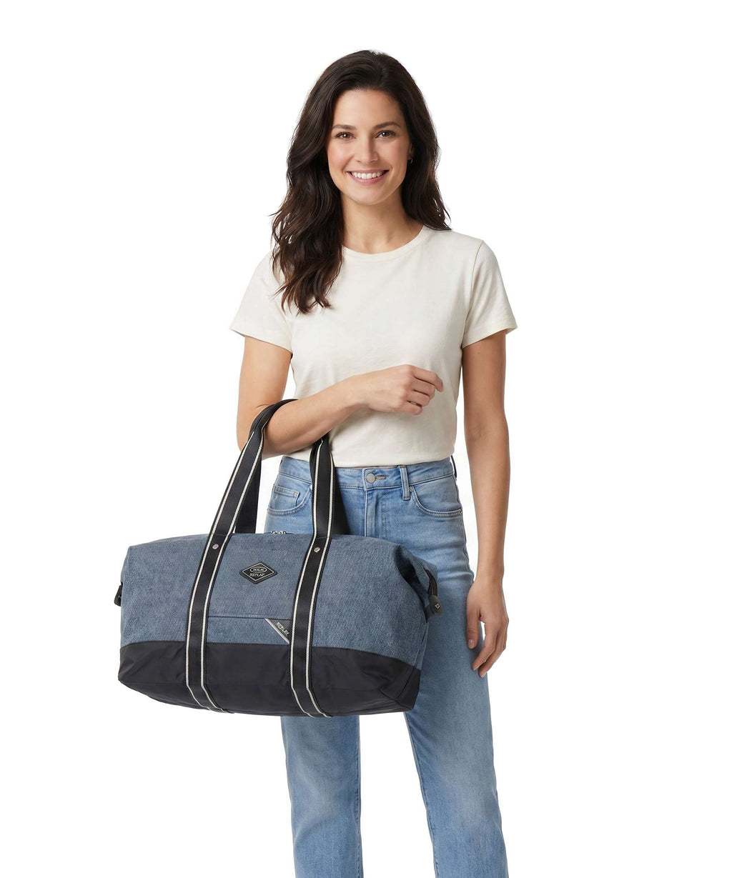 Brics Replay Medium Weekend bag light denim